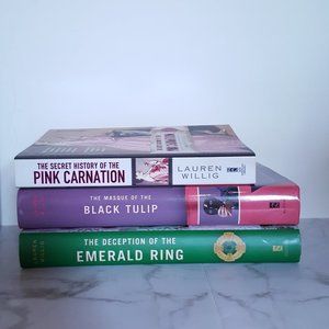 3 Historical Romance Novels Pink Carnation Series Bundle by Lauren Willig